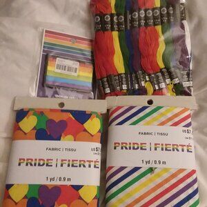Rainbow / Pride crafting lot